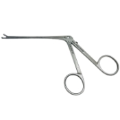 Hartman-Herzfeld Ear Forceps, Straight 2.5mm x 6mm Round Cup Jaw, Working Length 3-1/2" (87mm), Overall Length 5-1/4 (133mm) 