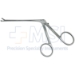 Hartman-Herzfeld Ear Forceps, Straight 3mm Round Cup 6mm Jaw, Working Length 3-1/2" (87mm), Overall Length 5 1/4'' (133mm) - 232-D00-07