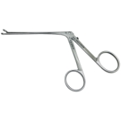 Hartman-Herzfeld Ear Forceps, Straight 3mm Round Cup 6mm Jaw, Working Length 3-1/2" (87mm), Overall Length 5 1/4 (133mm) 