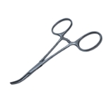 Hartman Mosquito Forceps, Curved, 1 x 2 Teeth, Overall Length 3-1/2" (89mm) 