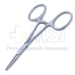 Hartman Hemostatic Mosquito Forceps, Straight, 20mm Serrated Jaws, Ring Handle, Dull Finish, Ratchet Lock, Overall Length 3-7/8" (99mm) - 5-4026