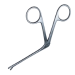 Hartmann Ear Forceps, 3mm Diameter, Round Spoon, Overall Length 3.3" (85mm) 