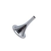 Hartmann Round Ear Speculum, Regular End, Size 1, 3.5mm, Overall Length 1-3/8" (35mm) 