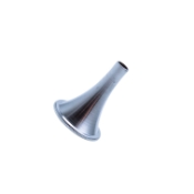 Hartmann Round Ear Speculum, Regular End, Size 2, 5mm, Matte Surface, Overall Length 1-3/8" (35mm) 