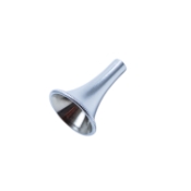 Hartmann Round Ear Speculum, Regular End, Size 3, 6mm, Matte Surface, Overall Length 1-3/8" (35mm) 