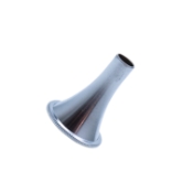 Hartmann Round Ear Speculum, Regular End, Size 4, 7mm, Matte Surface, Overall Length 1-3/8" (35mm) 