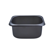 Heavy Duty Seamless Tray, Covered Corners, Dimensions 5-3/8" x 4" x 2-5/8" 