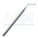 Helveston Scleral Ruler, Tip Is Angled, Vaulted, 15mm Bend To Tip, 5mm Notched Increments - 11-4-0141