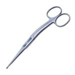Hi-Level Bandage Scissors, Angled Shanks, Upper Blade Serrated, Small Probed Tip, Two Tone Finish, Overall Length 5-3/4" (145mm) 