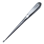 Hibbs Bone Curette, Small Cup, Straight, Overall Length 8" (203mm) 