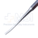 Hibbs Chisel, Curved, 1/4" (6mm) Wide Head, Hexagonal Handle, Overall Length 9-1/2" (240mm) - D9073