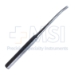 Hibbs Chisel, Curved, 1/4" (6mm) Wide Head, Hexagonal Handle, Overall Length 9-1/2" (240mm) - D9073
