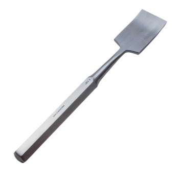 Hibbs Chisel, Curved, 1-1/2" (38mm) Wide Head, Hexagonal Handle, Overall Length 9-1/2" (240mm) 