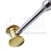 Hibbs Solid Brass Head Mallet, 17.2oz, Diameter 1-1/2" (38mm), Overall Length 9" (228mm) - M00550