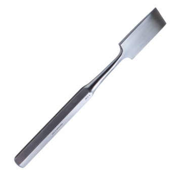 Hibbs Osteotome, Straight, 1-1/4" (32mm) Wide, Hexagonal Handle, Overall Length 9-1/2" (240mm) 