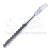 Hibbs Osteotome, Curved, 3/4" (19mm) Wide, Hexagonal Handle, Overall Length 9-1/2" (240mm) - D6379