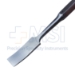 Hibbs Osteotome, Curved, 7/8" (22mm) Wide, Hexagonal Handle, Overall Length 9-1/2" (240mm) - D6380