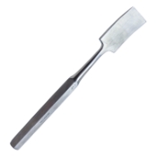 Hibbs Osteotome, Curved, 1-1/4" (32mm) Wide, Hexagonal Handle, Overall Length 9-1/2" (240mm) 