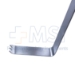Hibbs Retractor, 25mm x 100mm (1" x 4") Blade, Sharp Teeth, Overall Length 9-1/2" (241mm) - E1061