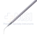 Hirschman Iris Hook, Angled, Blunt, Round Handle, Overall Length 4-1/2" (114mm) - 11-4-6511