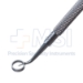 Hoffer Optical Zone Marker, Cross Hairs, 6mm, Ring Height 3mm, Beveled To Outside, Round Knurled Handle, Dull Finish, Overall Length 3-5/8" (93mm) - 5-0122-6.00