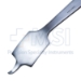 Hohmann Bone Retractor, 43mm Blade Width, Single Holed Handle, Overall Length 9-1/2" (240mm) - D6842