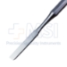 Hoke Chisel, Straight, 1/4" (6mm) Wide Head, Hexagonal Handle, Overall Length 5-1/4" (133mm) - D6506