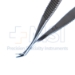 Holland DALK Scissors, Angled, Blunt Tips, 4.5mm Blades, Vannas Type Handle - 11-5-6186