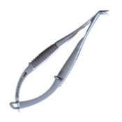 Holland DALK Scissors, Angled, Blunt Tips, 4.5mm Blades, Vannas Type Handle 1565740,11/5/6186,K4-5075
