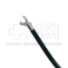 Hook Scissors, Insulated, Curved Right 30 Degrees, Shaft Diameter 3.4mm, Working Length 5" (127mm), Overall Length 8-1/2" (216mm) - 99-6113SP