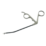 Hook Scissors, Insulated, Curved Right 30 Degrees, Shaft Diameter 3.4mm, Working Length 5" (127mm), Overall Length 8-1/2" (216mm) 