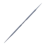 Hosford Lacrimal Dilator, Double Ended, Stainless Steel, Abrupt Taper 2mm From End, Then More Gradual Taper for Quick Dilation Of Punctum, Round Knurled Handle, Overall Length 5-1/2" (140mm) 1299290,May-57,E3436