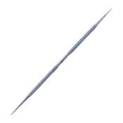 Hosford Lacrimal Dilator, Double Ended, Stainless Steel, Abrupt Taper 2mm From End, Then More Gradual Taper for Quick Dilation Of Punctum, Round Knurled Handle, Overall Length 5-1/2" (140mm) 1299290,May-57,E3436
