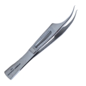 Hoskin #34 Colibri Forceps, Sharp Curved Shafts, Serrated Handle, Overall Length 3-1/4" (83mm) 345466,11/6/2845,K5-1734