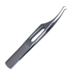Hoskins Tissue Forceps, #30, Colibri Style, Very Delicate, Micro Grooved Tips, Serrated Handle, 1" Long Shafts, Overall Length 3-3/8" (85mm) 344005,11/6/2841,K5-1730