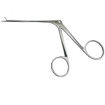 House Alligator Ear Forceps, Fine Model, 6mm Serrated Jaws, 0.9mm Across Jaw, 1.8mm Height Of Jaw, Straight Shaft, Working Length 3-1/4" (82mm), Overall Length 5-2/3" (144mm) 