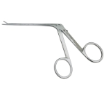 House Alligator Ear Forceps, Fine Model, 6mm Smooth Jaws, 0.9mm Across Jaw, 1.8mm Height Of Jaw, Straight Shaft, Working Length 3-1/4" (82mm), Overall Length 5-2/3" (144mm) 