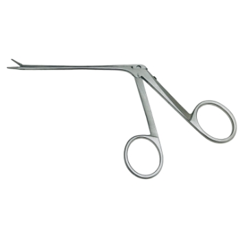 House Ear Forceps, Serrated, 8mm Jaw (Pitch 0.4), Large Model, Jaw Length 8mm, Shaft Length 87mm 