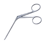 House-Bellucci Scissors, Curved Left, Fine Model, 5mm Blades, 80mm Shaft 