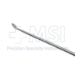 House Lancet Knife, 2mm x 3mm Tapered Blade, Angled 45 Degrees, Round Handle, Overall Length 6.6" (168mm) - 114-2816-G