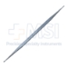 House Stapes Curette, Slight Angle, Double Ended, Oval Cups, 3mm x 1.7mm, 3mm x 1.9mm, Overall Length 7-1/8" (181mm) - 121-23561BX