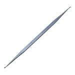 House Stapes Curette, Slight Angle, Double Ended, Oval Cups, 3mm x 1.7mm, 3mm x 1.9mm, Overall Length 7-1/8" (181mm) 