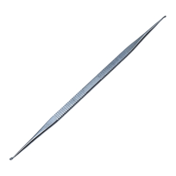 House Stapes Curette, Slight Angle, Double Ended, Oval Cups, 3mm x 1.7mm, 3mm x 1.9mm, Overall Length 7-1/8" (181mm) 