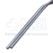 House Suction Irrigator, Angled, 12 / 14 French, Concaved Thumb Plate Cutoff Hole, Working Length 3-3/4" (95mm) Overall Length 5-1/2" (140mm) - 114-2816-77F