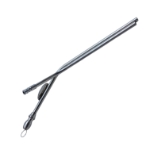 House Suction Irrigator, Angled, 12 / 14 French, Concaved Thumb Plate Cutoff Hole, Working Length 3-3/4" (95mm) Overall Length 5-1/2" (140mm) 