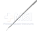 House Suction Irrigator, Angled 2.5 / 4 French, Concaved Thumb Plate Cutoff Hole, Working Length 2-3/4" (70mm) Overall Length 4-1/2" (115mm) - 114-2816-75C