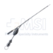 House Suction Irrigator, Angled 2.5 / 4 French, Concaved Thumb Plate Cutoff Hole, Working Length 2-3/4" (70mm) Overall Length 4-1/2" (115mm) - 114-2816-75C