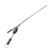 House Suction Irrigator, Angled 2.5 / 4 French, Concaved Thumb Plate Cutoff Hole, Working Length 2-3/4" (70mm) Overall Length 4-1/2" (115mm) 