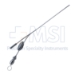 House Suction Irrigator, Angled, 2.5 / 4 French, Concaved Thumb Plate Cutoff Hole, Working Length 3-3/4" (95mm) Overall Length 5-1/2" (140mm) - 114-2816-75CL
