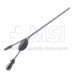 House Suction Irrigator, Angled 4 / 5 French, Concaved Thumb Plate Cutoff Hole, Working Length 3-3/4" (95mm), Overall Length 5-1/2" (140mm) - 114-2816-76A